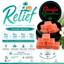 Relief By Ganja Gummies [10pk] 1:1:1:1 (100mg Cbd/100mg Thc/100mg Cbg)