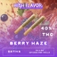 Berry Haze 2 Pack Infused Pre Rolls 1 Gram